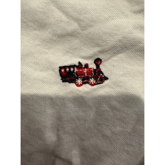 Janie and Jack Little Boys Dress Shirt Train Embroidered 4 - Picture 4 of 5